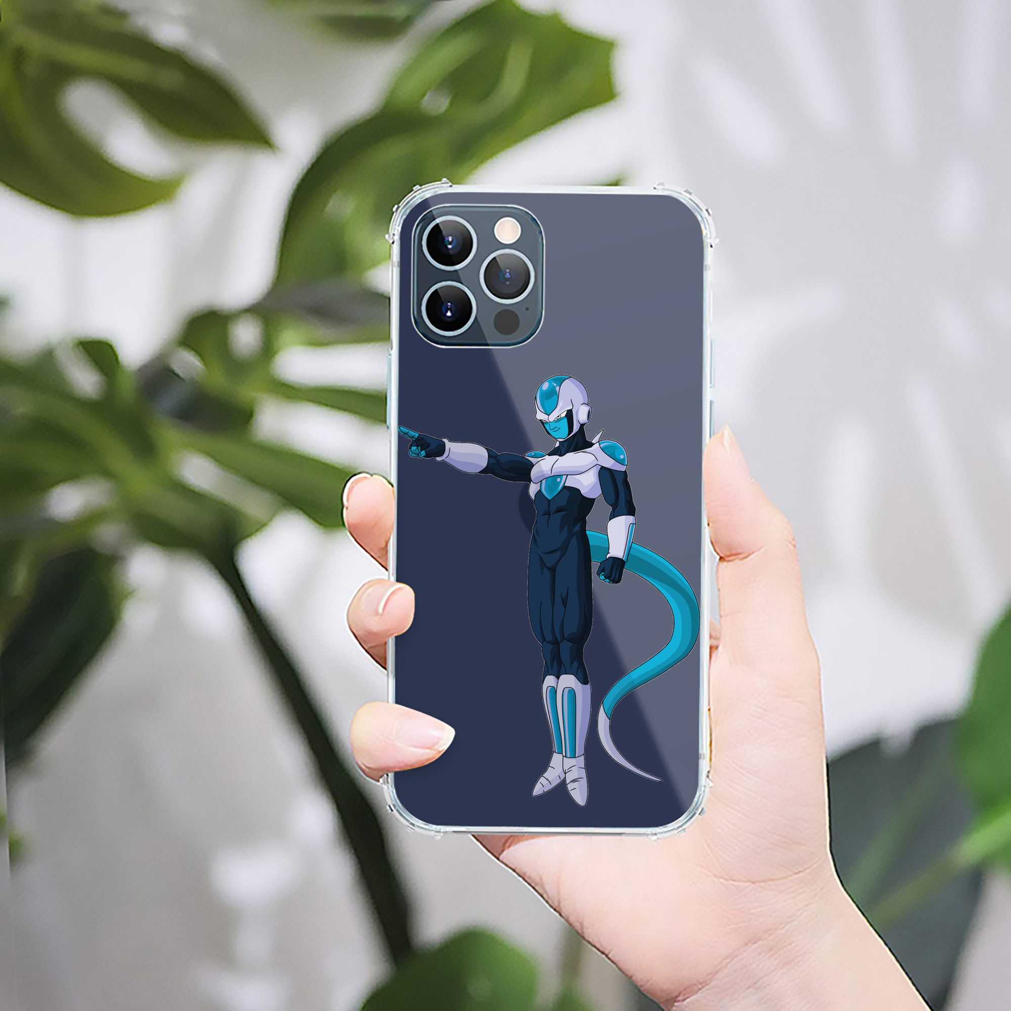（画像用） ドラゴンボール フリーザ DRAGON BALL Frieza 【iPhone 12シリーズ対応】透明スマホケース（クリアソフトケース）